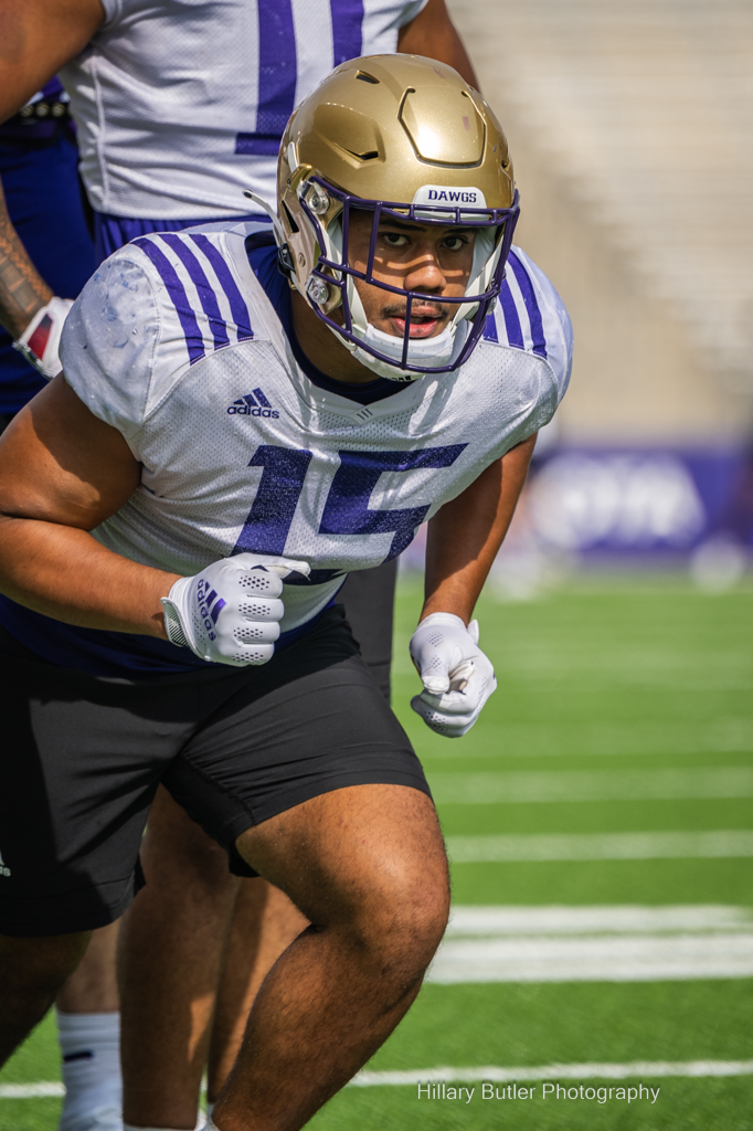 Washington LB Daniel Heimuli