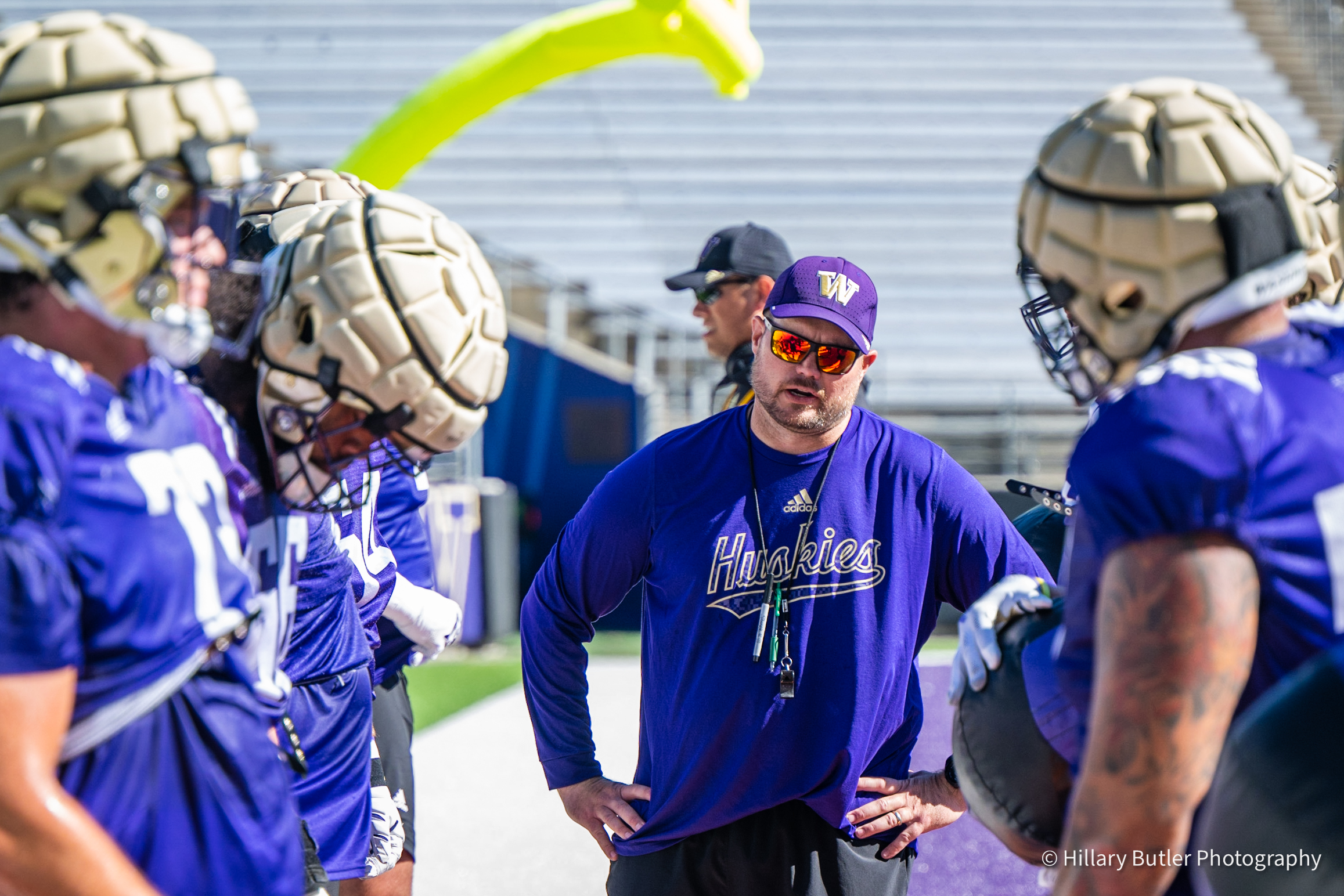 Washington OL Coach Scott Huff