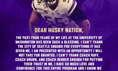 Washington Lineman Returning for 2023 Season: "We've Got Some Unfinished Business"