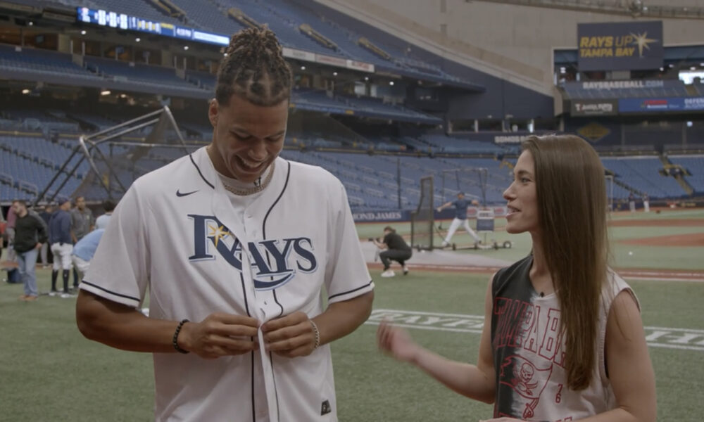 WATCH: Former Washington 1st-Round Draft Pick Tryon-Shoyinka Throw First  Pitch – Realdawg.com